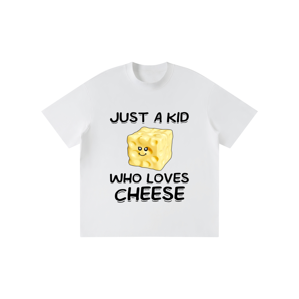 Just a Kid Who Loves Cheese Kid’s T-Shirt