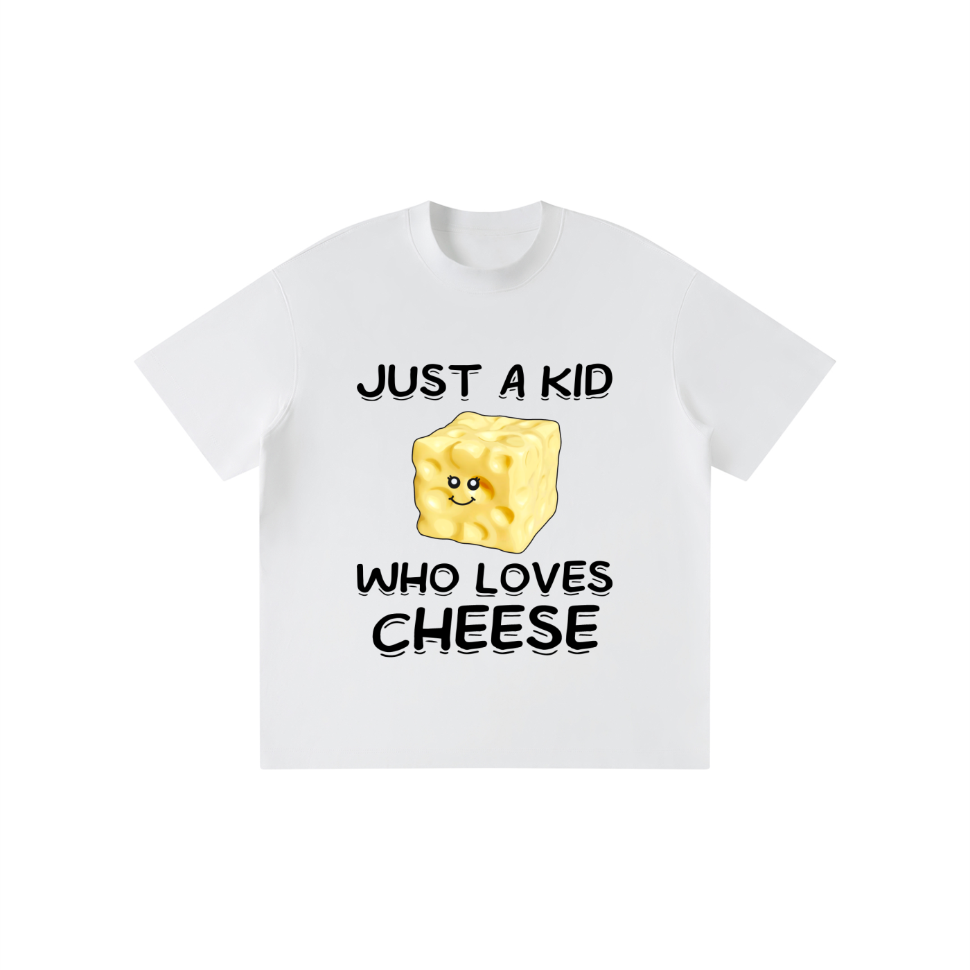 Just a Kid Who Loves Cheese Kid’s T-Shirt