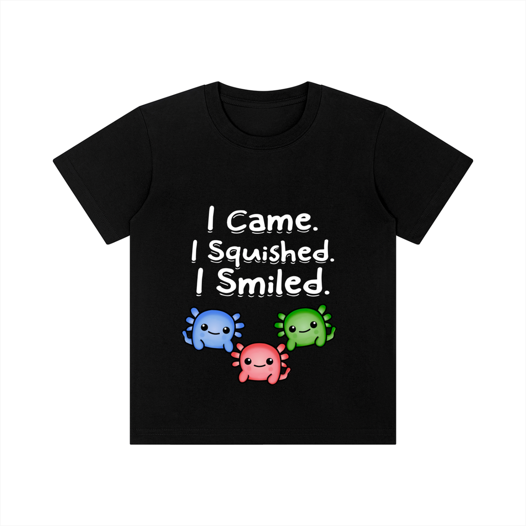 I Came I Squished I Smiled Kids T-Shirt