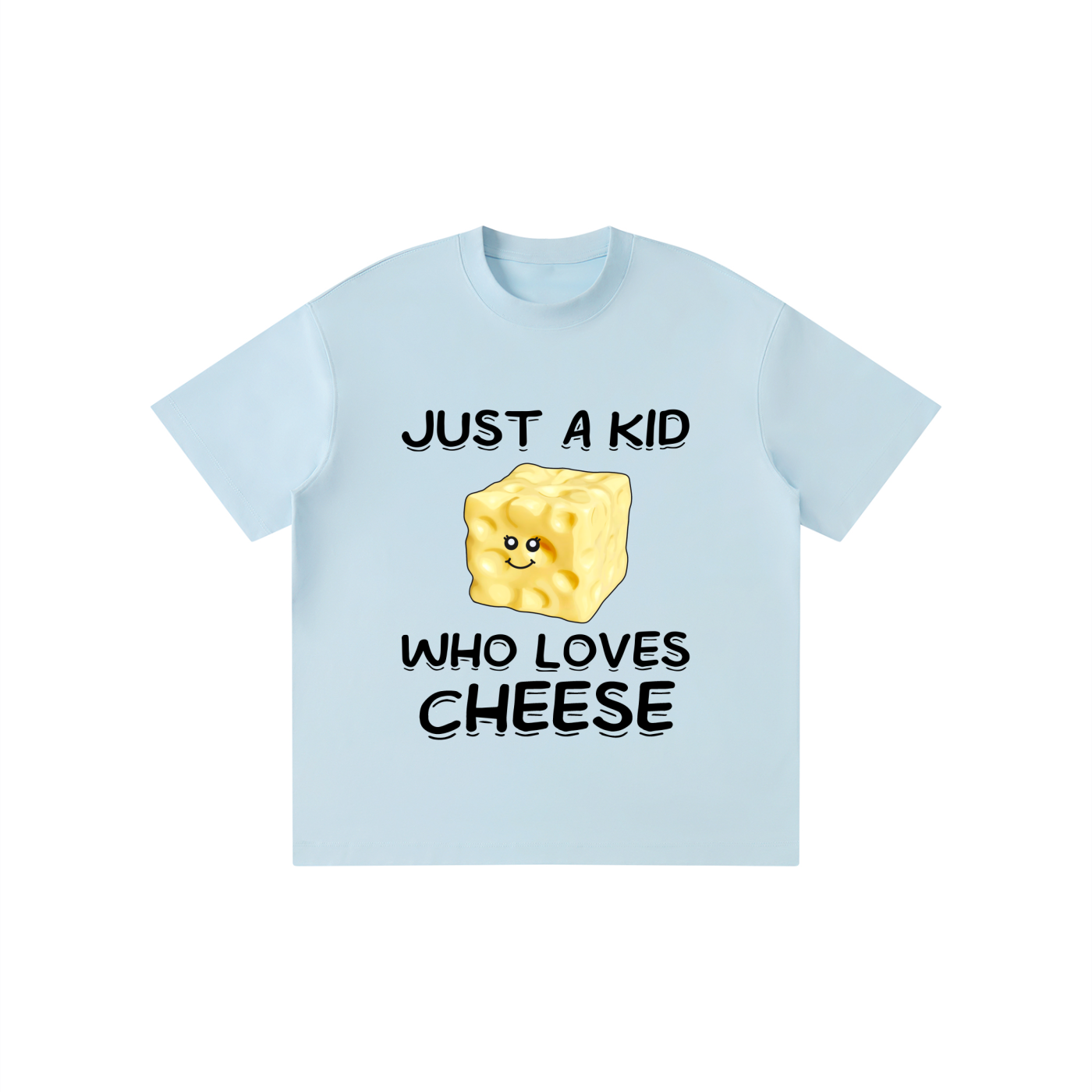 Just a Kid Who Loves Cheese Kid’s T-Shirt
