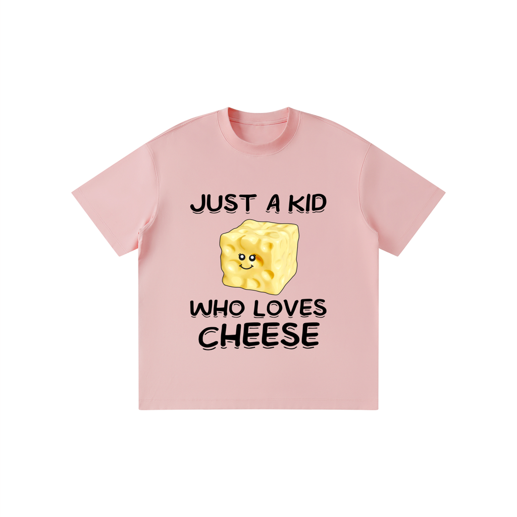Just a Kid Who Loves Cheese Kid’s T-Shirt