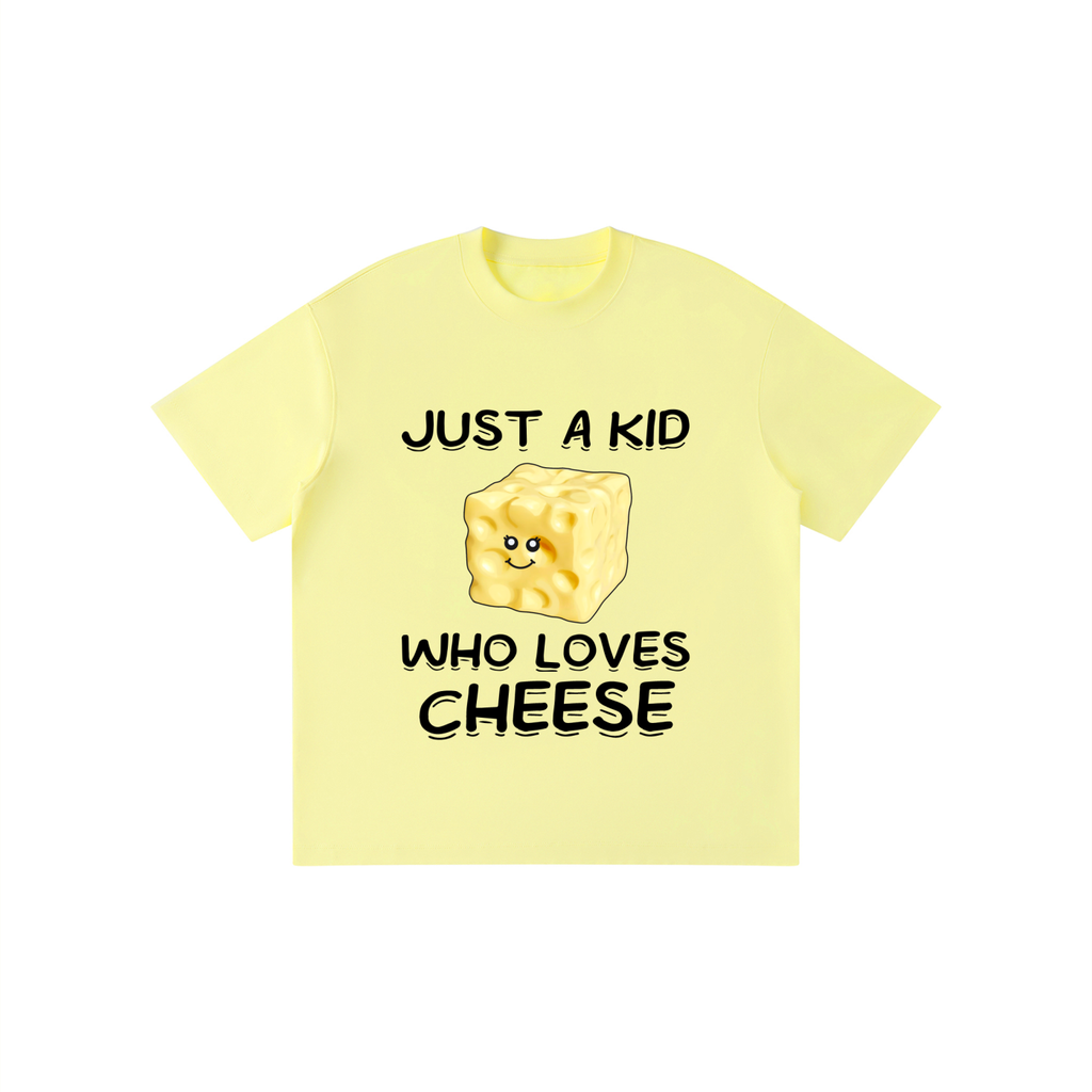 Just a Kid Who Loves Cheese Kid’s T-Shirt