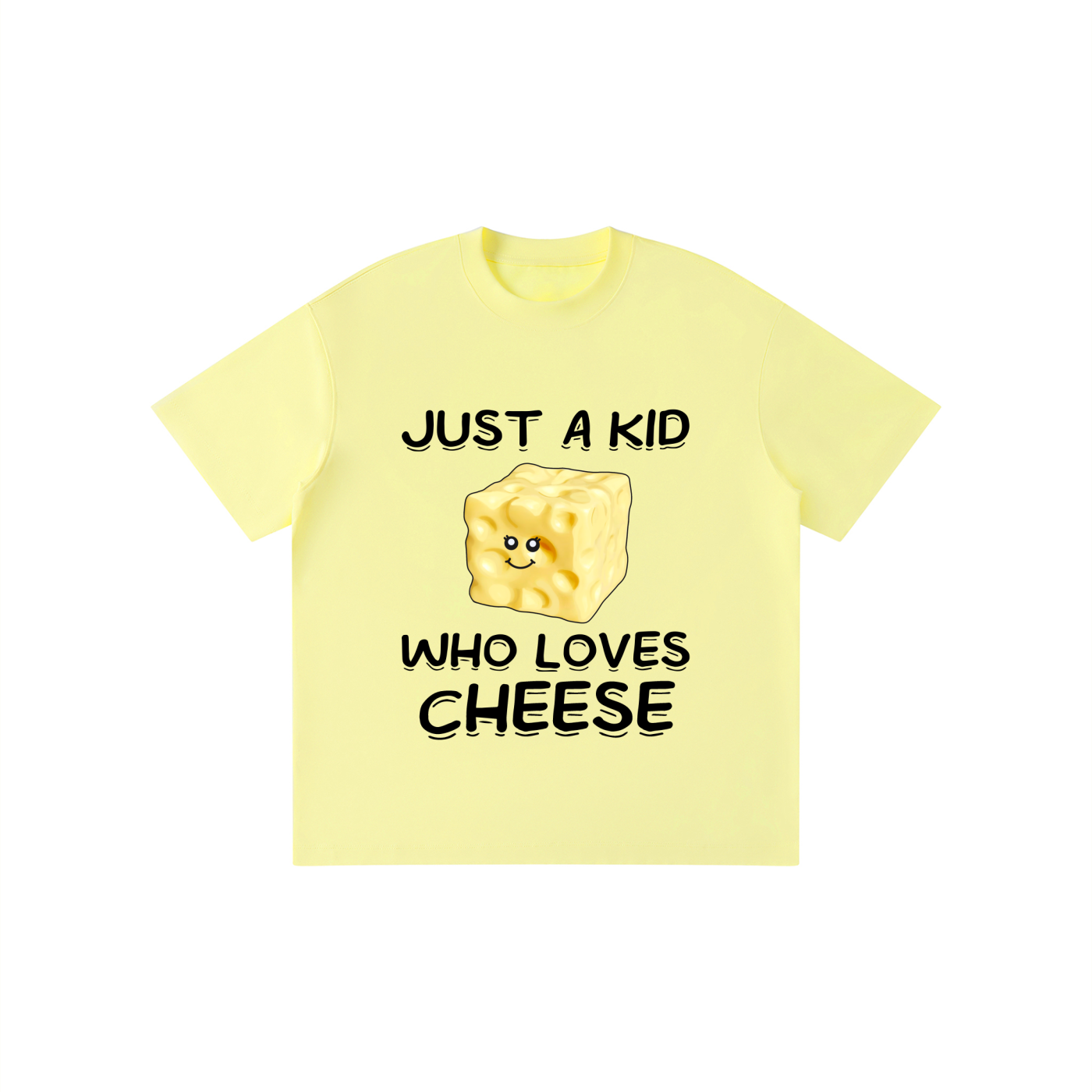 Just a Kid Who Loves Cheese Kid’s T-Shirt